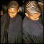 4 to 6 Feed in Braids