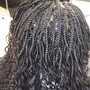 *BoxBraids/knotless (includes hair)