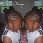 Feed In Braids 4 to 6