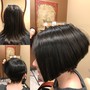 Perm - Short Hair (above neck line)