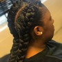 Sm fishbone ponytail