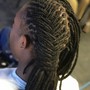 Men single braids