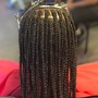 bohemian Med box braids(waist length)