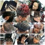 Shampoo Service and Press (for relaxed hair)