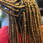 bohemian Med box braids(waist length)