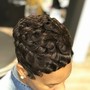 Shampoo and Style Relaxed Hair