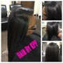 Silky Blowout with Split End Trim