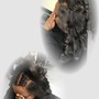 Sleek ponytail with frontal