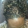 Natural hair Cornrows (no weave)