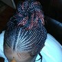 Feed in braids