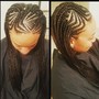 4 to 6 Feed in Braids