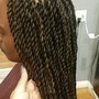 Loc retwist (persons with under cut)