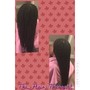 Small Knotless Braids Mid-back length