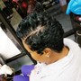 Bantu Knots with weave