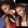 Knotless box braids touch up