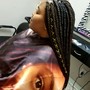 Ear to Ear retouch (box braids)