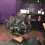 Curls and Updo style