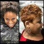 Shampoo and Style/Silk Press Natural Hair Only