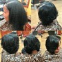 Shampoo/Style(Relaxed hair)