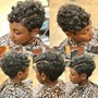 Shampoo/SilkPress(Short-natural Hair)