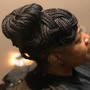 Beehive braids ( under wig foundation )