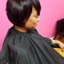 Bob cut ( dry cut)