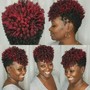 Crotchet updo