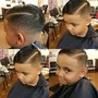 Haircut with Beard Bigen Color