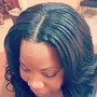 Silk press blowout