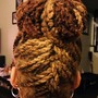 Bantu Knots style