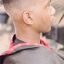 Mens cut with shave