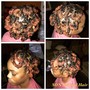 Bantu Knots style