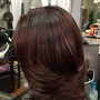 Shampoo, condition and blow dry