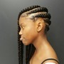 Boho add on to feedin braids