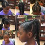 Medium feed in braids