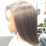 Natural Hair Straightening and MINOR Trim