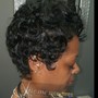 Natural Silkout/Silk Press(short/medium natural hair only)