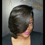 Blowdry and Flatiron(relaxed hair)