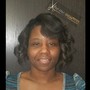 Blowdry and Flatiron(relaxed hair)