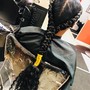 Half n' Half Feedin Braid Top/Curly Back (glued)