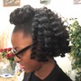 FLAT TWIST UPDO