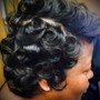 Natural Hair Updo Shampoo and Style