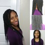 Jumbo cornrow braids