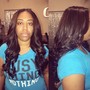 Sew-in w/custom closure