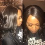 Sew-in w/custom closure