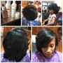 Shampoo and Style (Relaxed Hair)