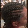 designer cornrows for (kids only) basic braid styles