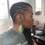 Medium Stitch  Feed-in Ponytail