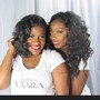 Relaxer &amp; Color (Black or Brown)