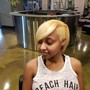 Pixie blowout(short hair)